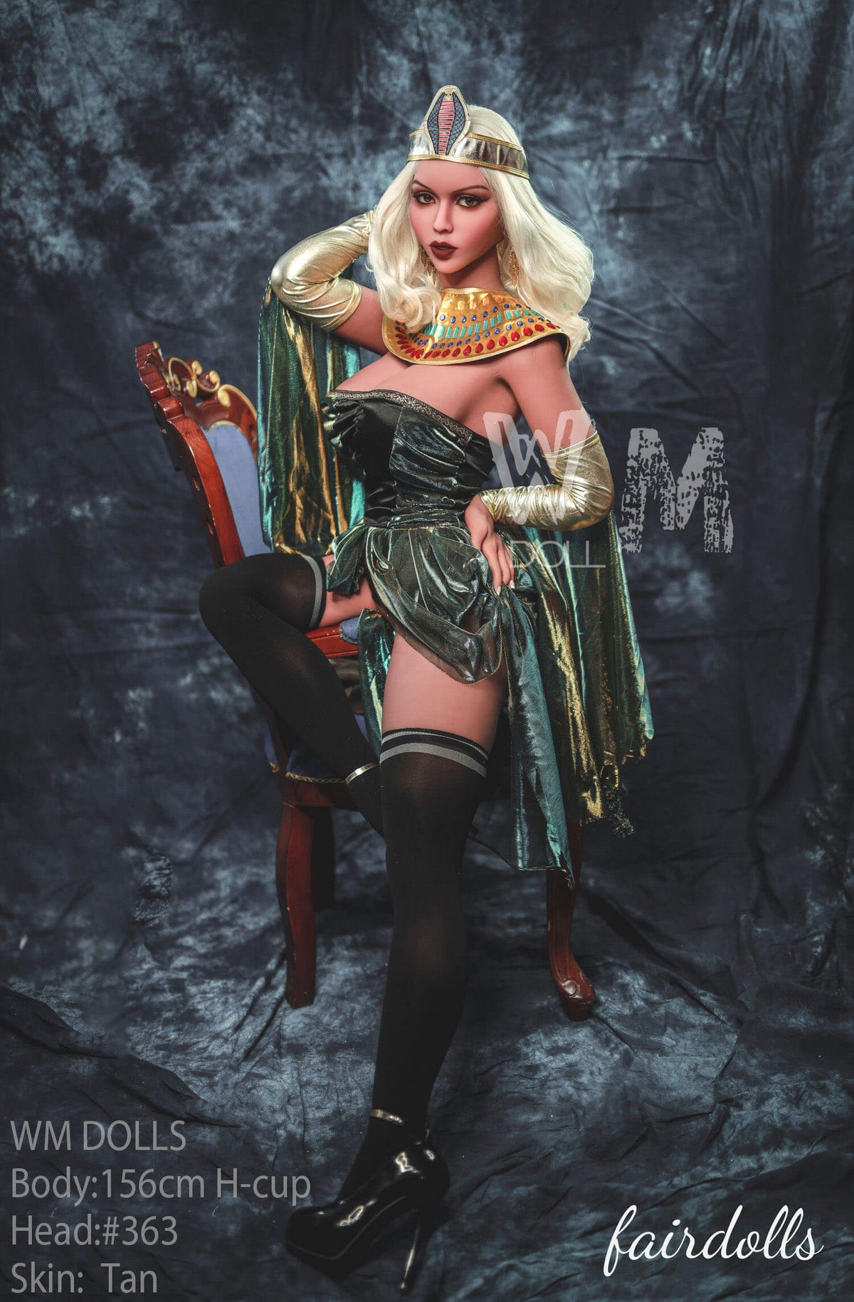 5'1" (156cm) H-Cup Busty Cleopatra Sex Doll - Stacey (WM Doll)