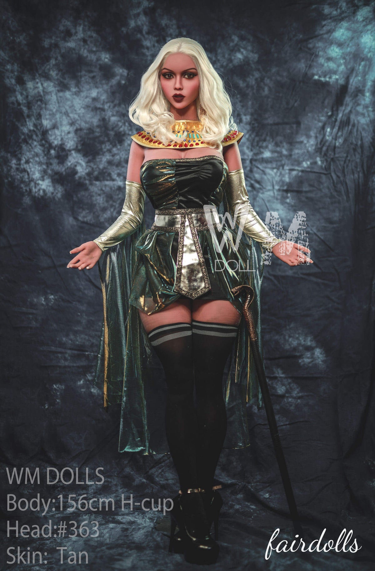 5'1" (156cm) H-Cup Busty Cleopatra Sex Doll - Stacey (WM Doll)