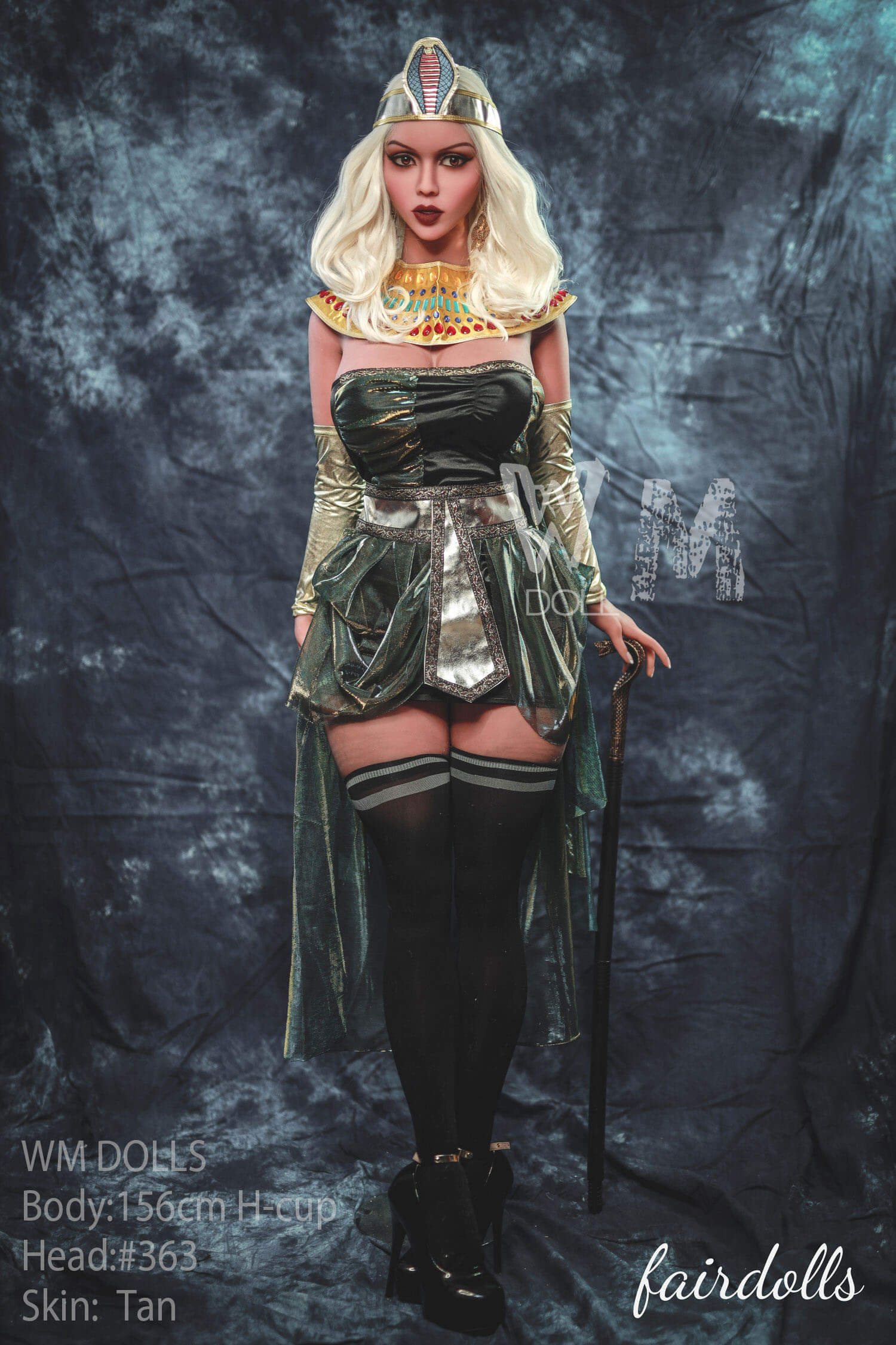 5'1" (156cm) H-Cup Busty Cleopatra Sex Doll - Stacey (WM Doll)