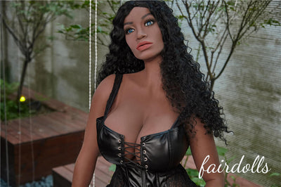 5'2" (158cm) G-Cup Black Sex Dolls - Nuru (Irontech Doll)